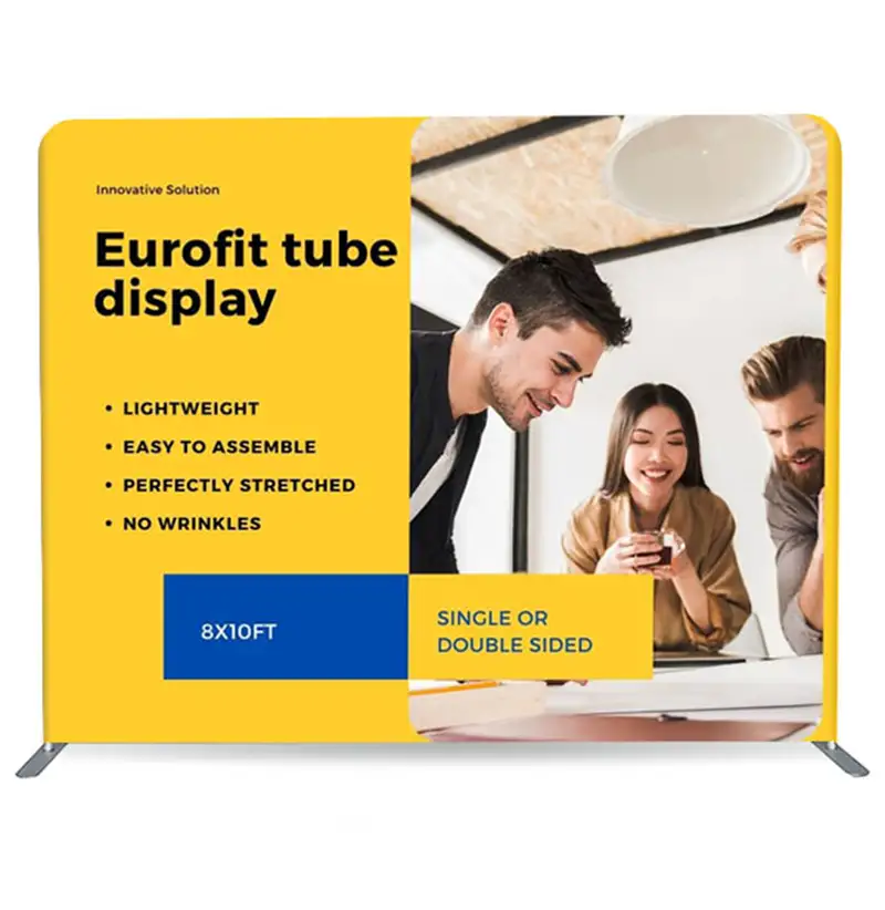 EuroFit Fabric Tube Display – 10x8 ft